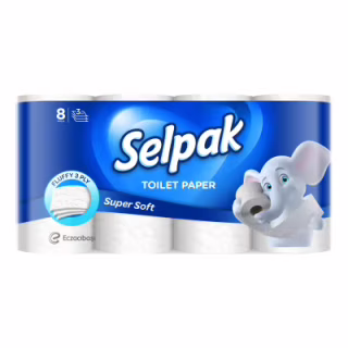 Туалетная бумага Selpak 3 слоя 8 рулонов (8690530204515)