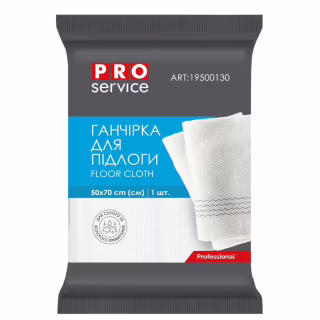 Ганчірка для підлоги PRO service Standard біла 1 шт. (4820048483735)