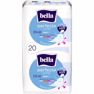 Гігієнічні прокладки Bella Perfecta Blue Soft Ultra 20 шт. (5900516305888/5900516305253)