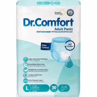 Підгузки для дорослих Dr.Comfort Трусики Large 100-150 см 30 шт (8680131205615)