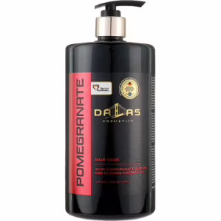 Маска для волосся Dalas Cosmetics Pomegranate Hair Mask З олією гранатових кісточок і натуральною кокосовою олією 900 мл (4262396141651)