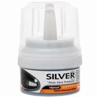 Крем для взуття Silver Крем-блиск Чорний 50 мл (8690757001096)