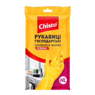 Перчатки хозяйственные Chisto Латексные XL 1 пара (4823098414940)