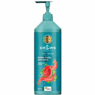 Гель для душа Dalas Cosmetics Арбуз и мята 1000 г (4823128004844)