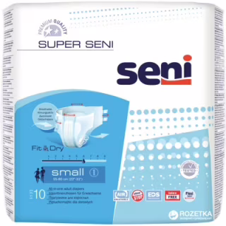 Подгузники для взрослых Seni Super Small 55-80 см 10 шт (5900516803711)