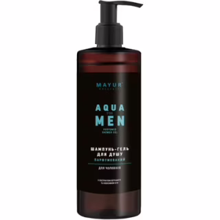 Гель для душу Mayur Aqua For Men 3 в 1 Парфумований для чоловіків 500 мл (4820230954852)