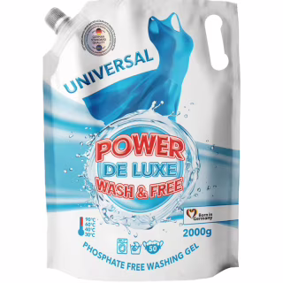 Гель для стирки Power De Luxe Универсальный 2 кг (4823128001508)
