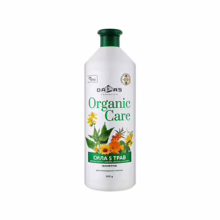 Шампунь Dalas Cosmetics Organic Care Сила 5 трав Для поврежденных волос 900 г (4823128000044)