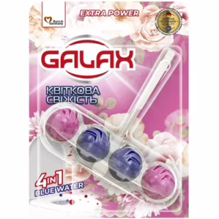Туалетний блок Galax Квіткова свіжість 55 г (4823128005377)