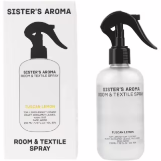 Освіжувач повітря Sister's Aroma Тосканський лимон Парфумований спрей для кімнати та текстилю 230 мл (4820227785919)