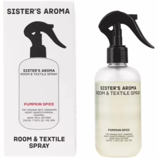 Освежитель воздуха Sister's Aroma Пряная тыква Парфюмированный спрей для комнаты и текстиля 230 мл (4820227786039)