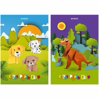 Кольоровий папір Kite А4 односторонній (18 аркушів/ 9 кольорів) в асортименті (K23-1250)