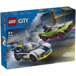 Конструктор LEGO City Преследование маслкара на полицейском автомобиле 213 деталей (60415)