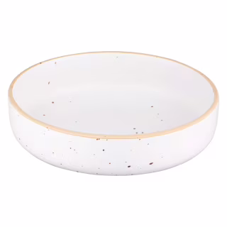 Тарелка ARDESTO Midori, 680мл, 18.5см, кераміка, білий (AR0118MW)