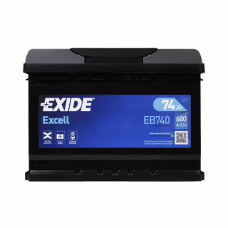 Аккумулятор автомобильный EXIDE EXCELL 74A (EB740)
