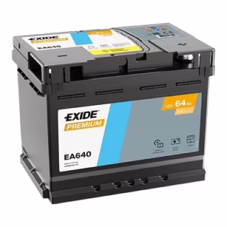 Аккумулятор автомобильный EXIDE PREMIUM 64Ah (EA640)