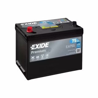 Аккумулятор автомобильный EXIDE PREMIUM 75A (EA755)