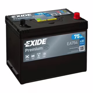 Аккумулятор автомобильный EXIDE PREMIUM 75A (EA754)