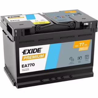 Акумулятор автомобільний EXIDE PREMIUM 77A (EA770)