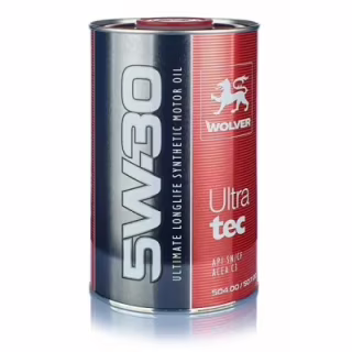 Моторна олива Wolver Ultratec 5W-30 1л (4260360942587)