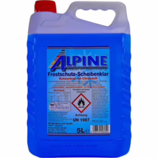 Омивач автомобільний Alpine концентрат Frostschutz Scheibenklar (-80C) 5л (1225-5)