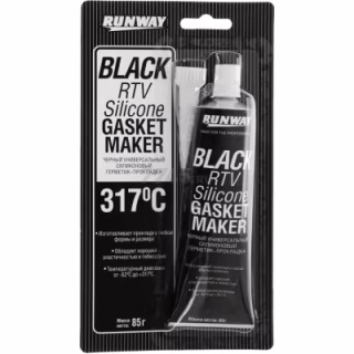 Герметик автомобильный Runway Black RTV Silicone 85 г (RW8501)