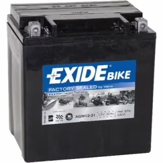 Аккумулятор автомобильный EXIDE Ready AGM 30Ah Н Ев (-/+) (430EN) (AGM12-31)