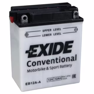 Акумулятор автомобільний EXIDE CONVENTIONAL 12Ah (+/-) (165EN) (EB12A-A)