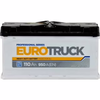 Акумулятор автомобільний EUROTRUCK 6СТ-110АЗ (1) (+/-) (L5) 950А 12V (E)