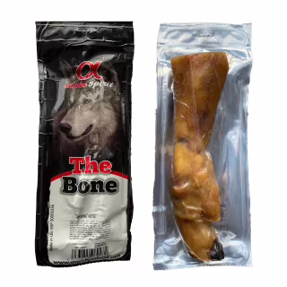 Лакомство для собак Alpha Spirit Ham Bone Leg Vacuum мясная косточка 6 см (8437015969282)