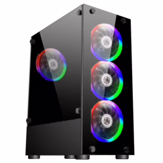 Корпус для ПК 1stPlayer V2-A-BK-4F1