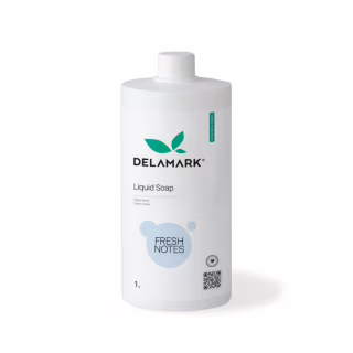 Жидкое мыло DeLaMark Свежие нотки 1 л (4820152331939)