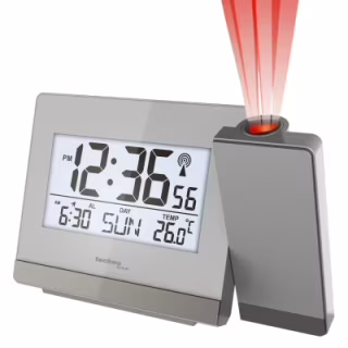 Настольные часы Technoline WT538 проекционный Silver/Anthracite (DAS301198)