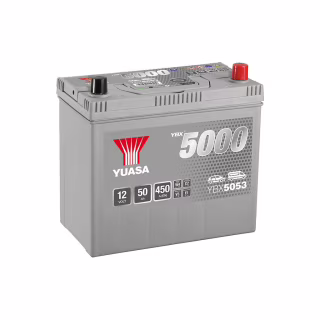 Аккумулятор автомобильный Yuasa 12V 50Ah Silver High Performance Battery (YBX5053)