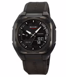 Годинник наручний SKMEI 2328TRBK, BLACK TRANSPARENT, 11359