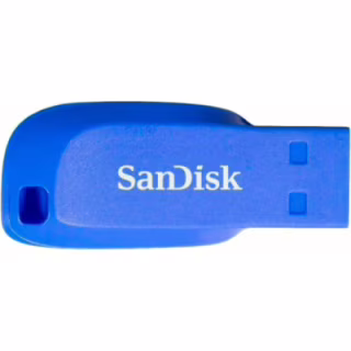 USB флеш накопитель SanDisk 64GB Cruzer Blade Electric Blue USB 2.0 (SDCZ50C-064G-B35BE)