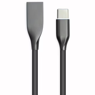 Дата кабель USB 2.0 AM to USB-C 1.0m black PowerPlant (CA911240)