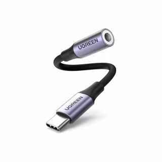 Переходник USB-C to 3.5mm F 0.10m AV161 Ugreen (80154)