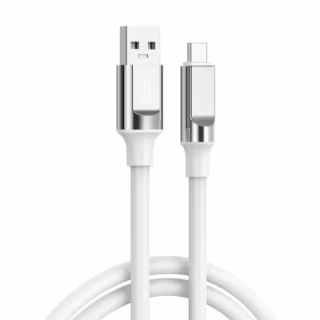 Дата кабель USB 2.0 AM to USB-C 1.0m 6A silicone white XO (NB251_C_White)