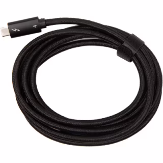 Дата кабель USB-C to USB-C 2.0m Thunderbolt 4 100W (20V/5A) 8K60Hz PowerPlant (CA915040)