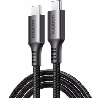Дата кабель USB-C to USB-C 1.0m 60W US567 black Ugreen (15373)