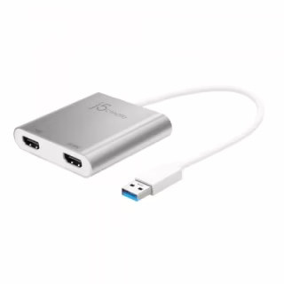 Адаптер USB-A to 2xHDMI F dual display J5create (JUA365-N)