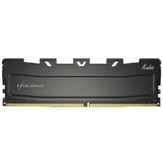 Модуль памяти для компьютера DDR4 16GB 3200 MHz Black Kudos eXceleram (EKBLACK4163216X)