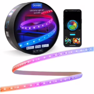Светодиодная лента Govee H100E LED Compatible extension of H61E1, 1.0m, RGBIC , WI-FI/Bluetooth, white (H100E0D1)