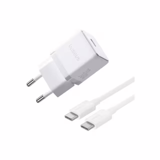 Зарядное устройство Baseus Palm Fast Charger 1C 30W + Cable 1.0m Type-C 60W white (P10111605213-01)