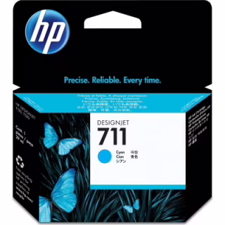 Картридж HP DJ No.711 DesignJet 120/520 Cyan (CZ130A)