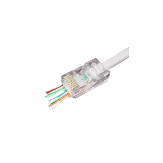 Коннектор RJ45 cat.5e UTP 8P8C (сквозное отв., позолоч. конт.) 50 шт Cablexpert (LC-PTU-01/50)