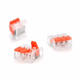 Соединитель кабеля 3-pin аналог WAGO K221-413, 15штпак Voltronic (K221-413/15)