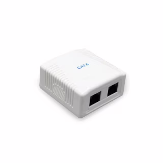 Комп'ютерна розетка Cablexpert RJ45x2 UTP, cat.6 (NCAC-2U6-01)