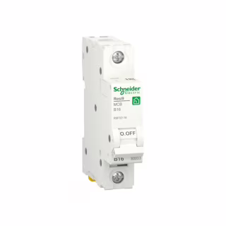 Автоматический выключатель Schneider Electric RESI9 6kA 1P 16A В (R9F02116)